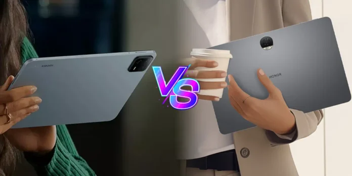 Xiaomi Pad 6 vs Honor Pad 9 comparativa características especificaciones