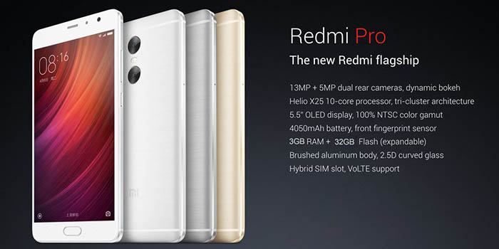 Xiaomi RedMi Pro Especificaciones