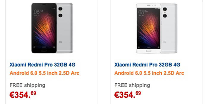 Xiaomi RedMi Pro Precio