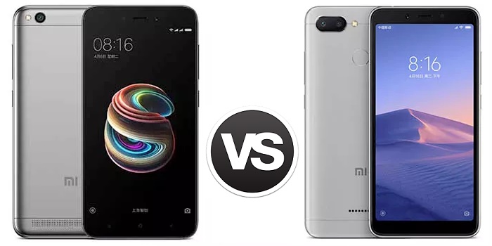 Xiaomi Redmi 5A vs Xiaomi Redmi 6A diferencias