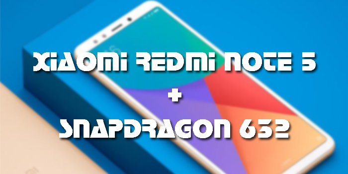 Xiaomi Redmi Note 5 Snapdragon 632 rumor