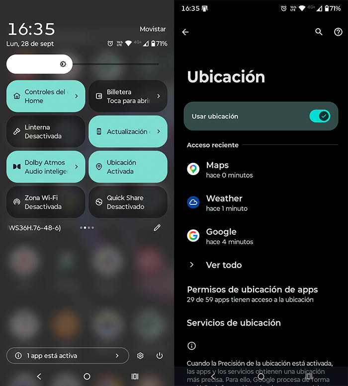 Y si desactivas completamente la ubicación del móvil