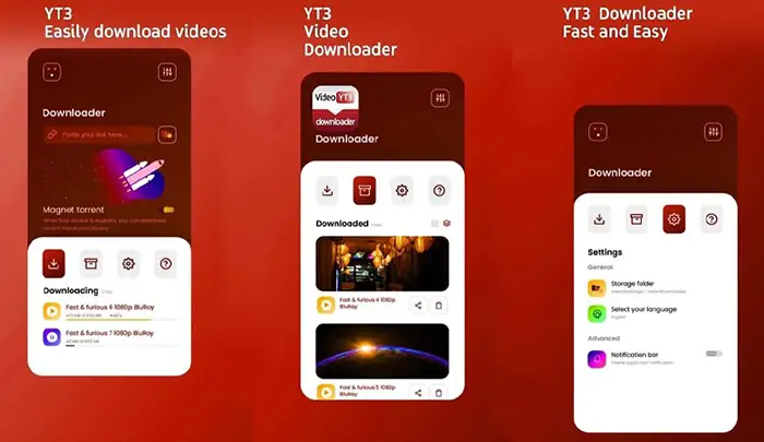 YT3 YouTube Downloader minimalista y funcional