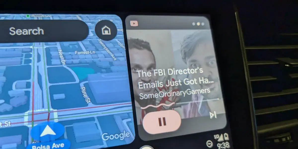 YouTube en Android Auto