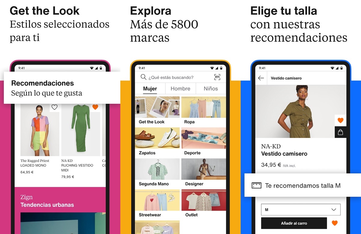 Zalando app para moviles