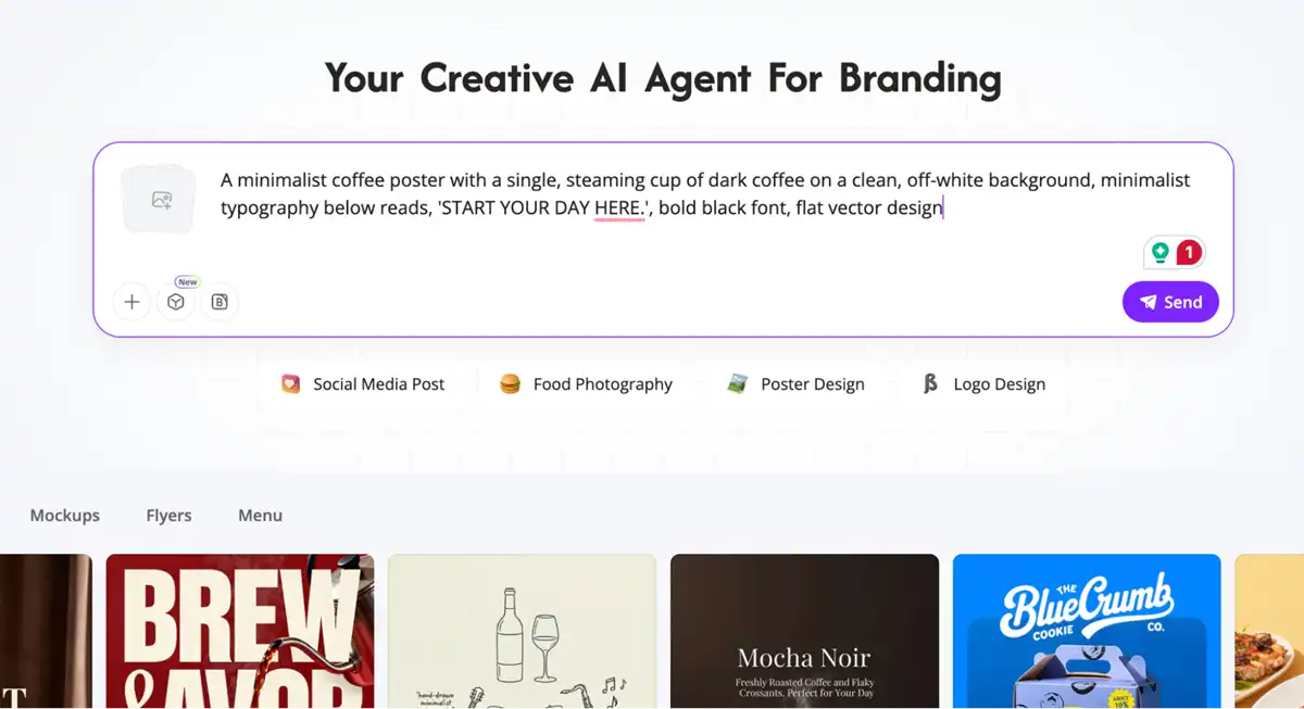 Zawa AI crear posters