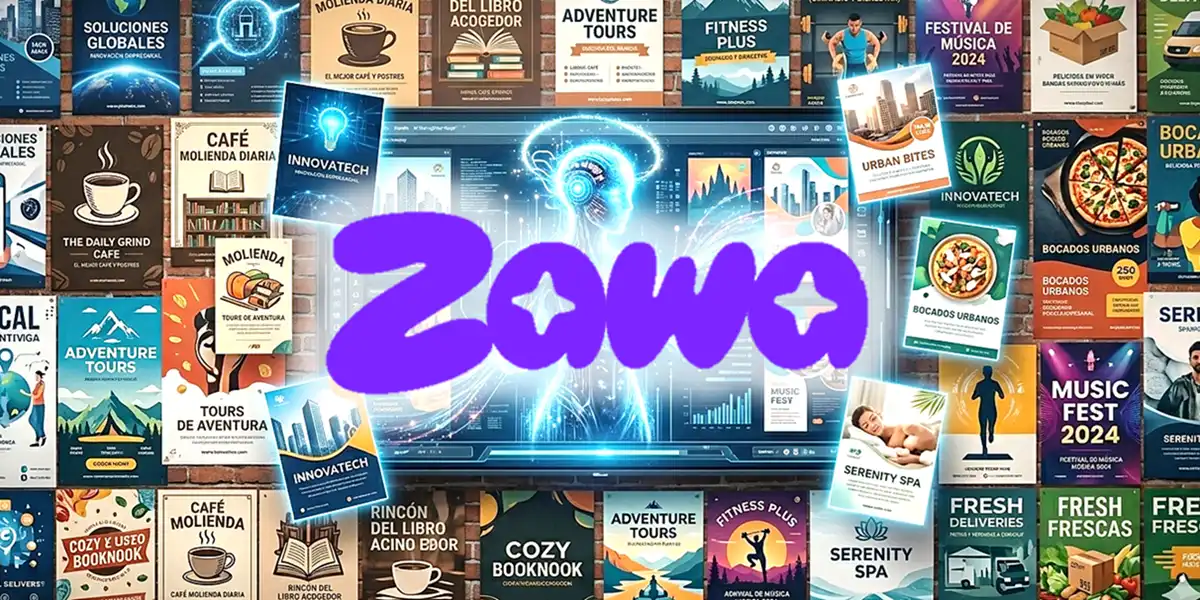 Crea pósters profesionales en segundos con Zawa AI