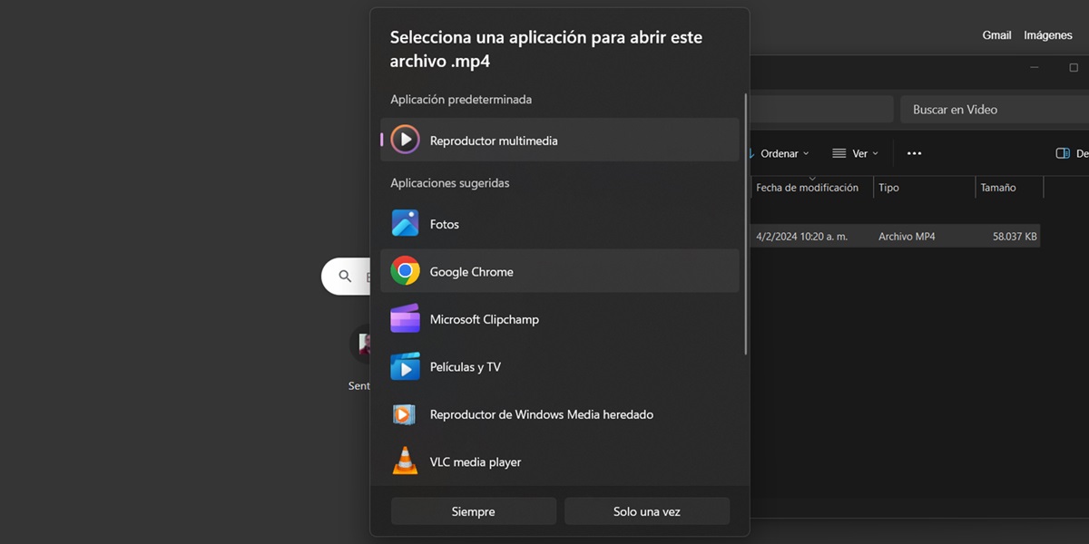 abrir video en pestana de google chrome con la opcion abrir con