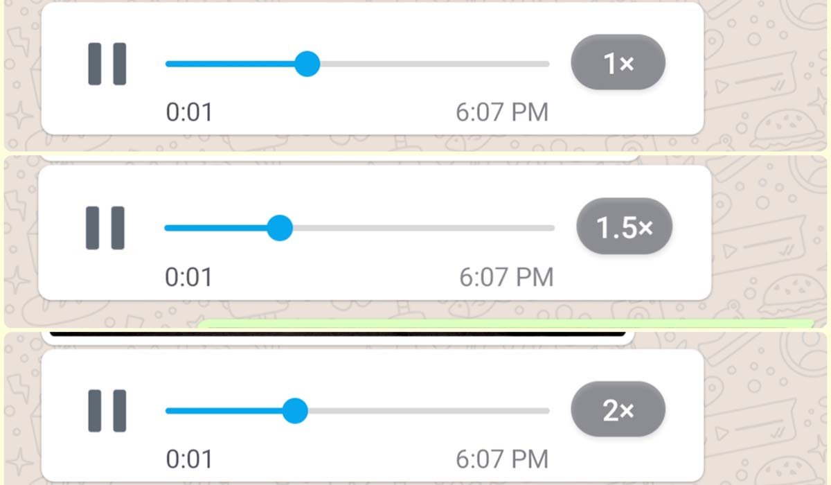 acelerar audio whatsapp hasta 2x nueva actualizacion