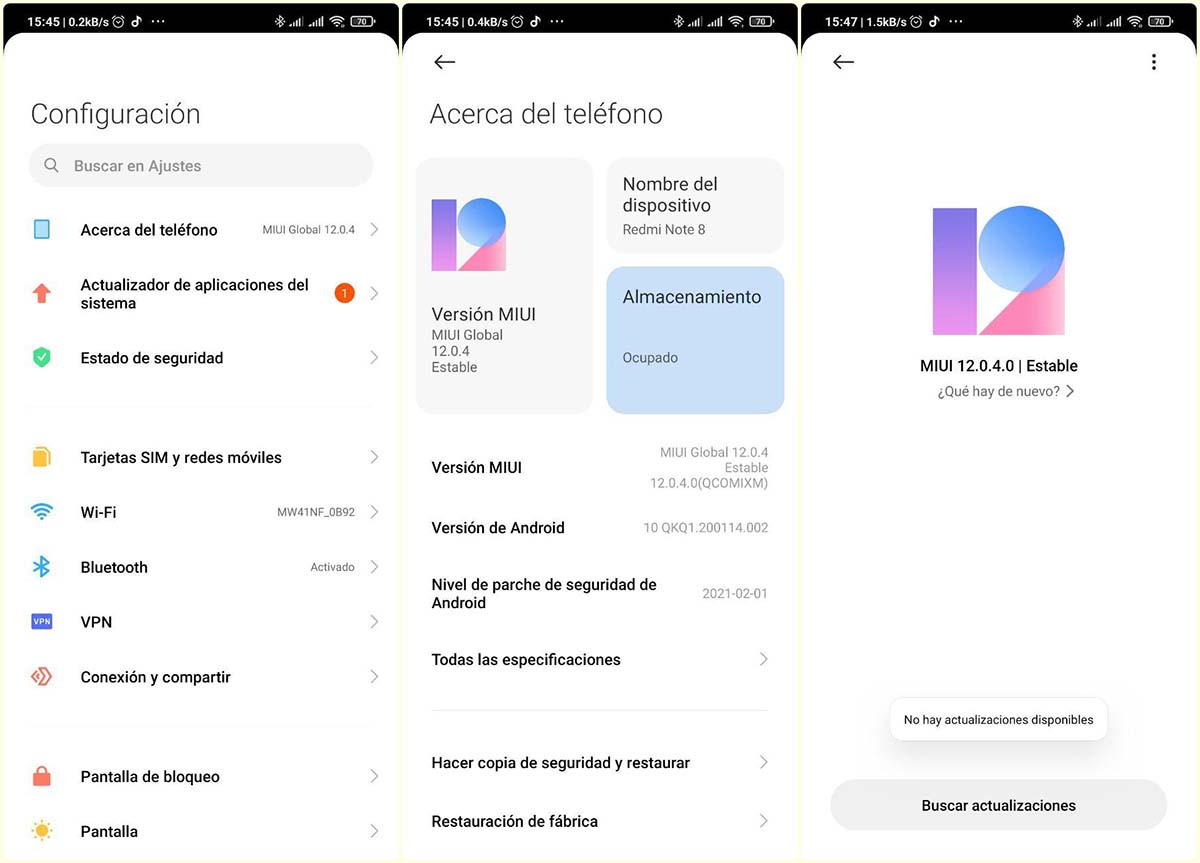 actualizar miui a la version mas reciente mejorar rendimiento del movil