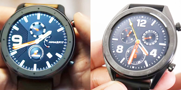 amazfit gtr vs huawei watch gt