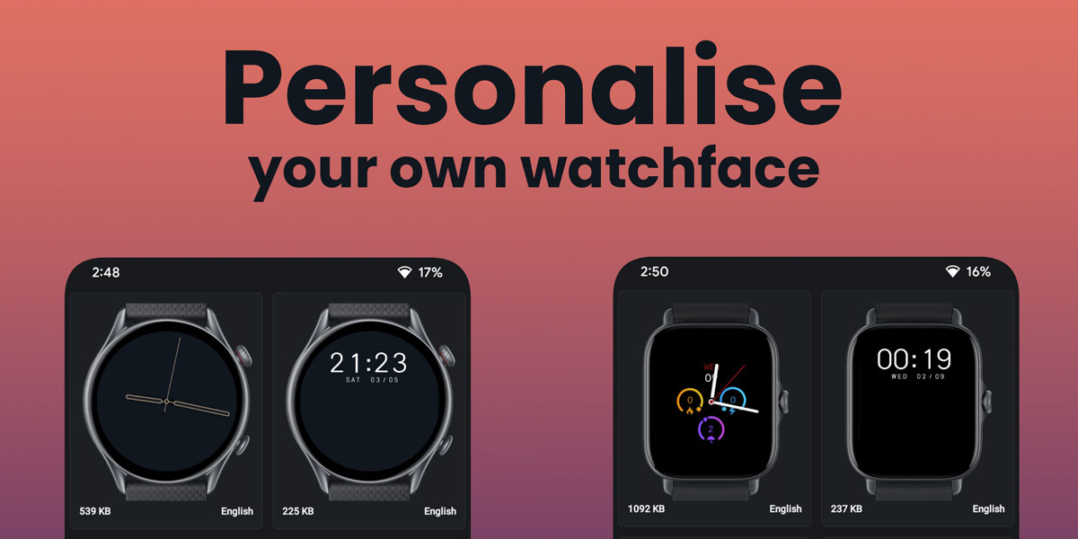 Amazfit Pro Faces aplicación