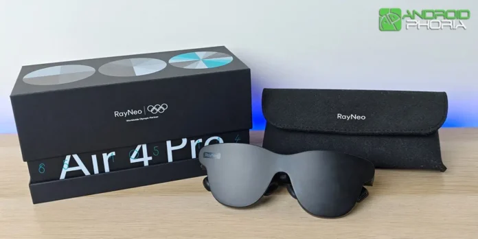 analisis de las RayNeo Air 4 Pro unas gafas de realidad aumentada para un cine de 200 pulgadas con HDR10