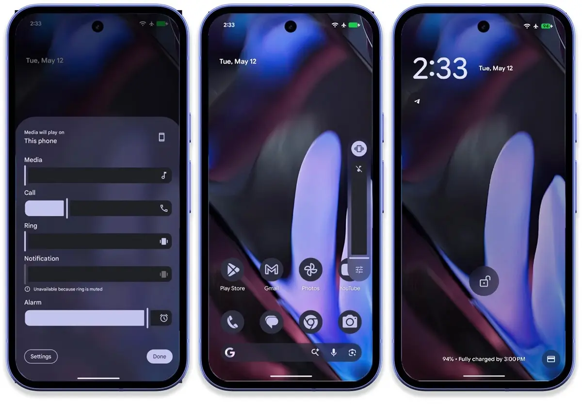 android 17 nuevo estilo de interfaz apariencia como se ve