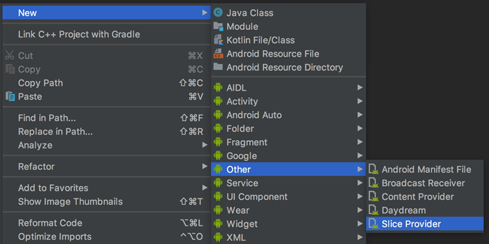 android studio 3.2