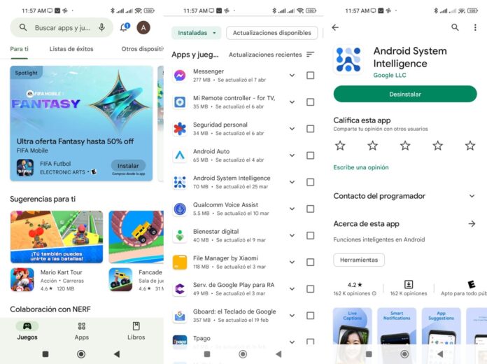 ¿Para qué sirve Android System Intelligence y qué pasa si la borro?