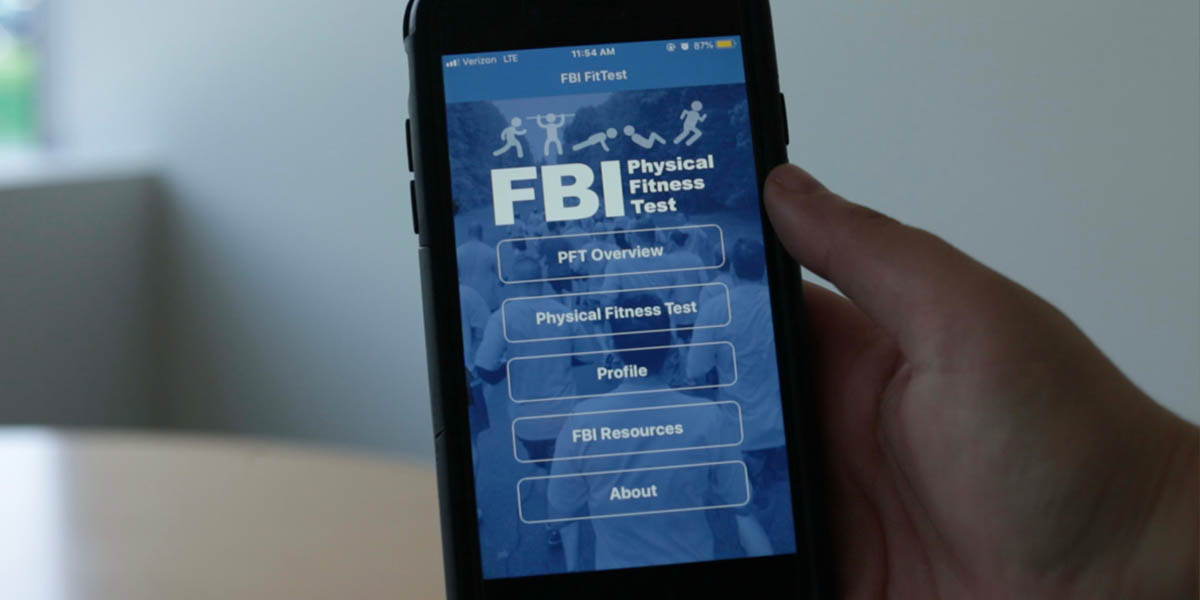 aplicación FBI ejercitarse en casa