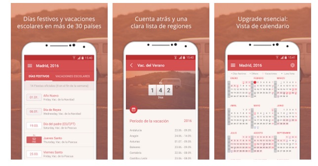 aplicacion festivos android