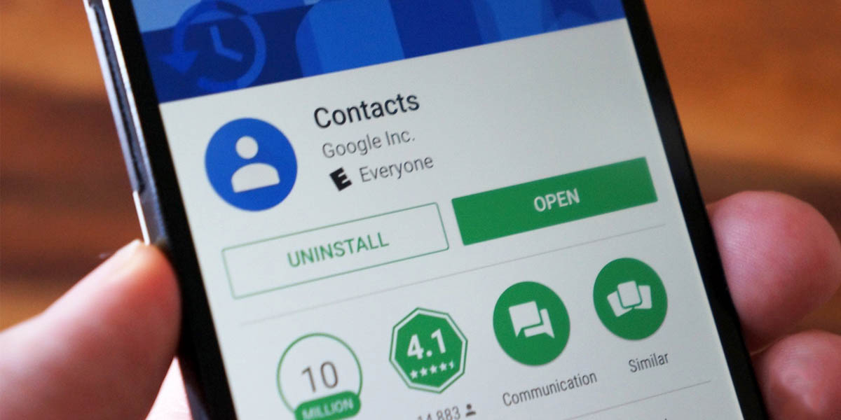 app contactos de google android