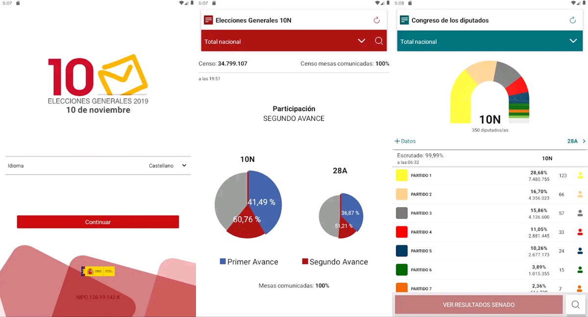 app elecciones generales 10n 2019 espana