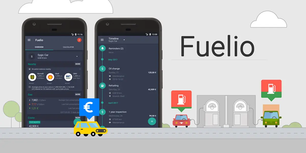 Fuelio para viajes largos