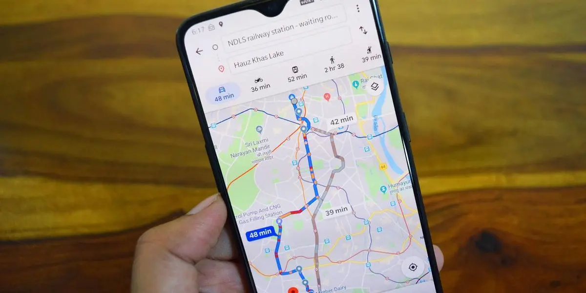 Google Maps para viajes largos