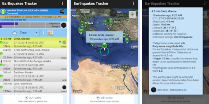 apps para terremotos en android