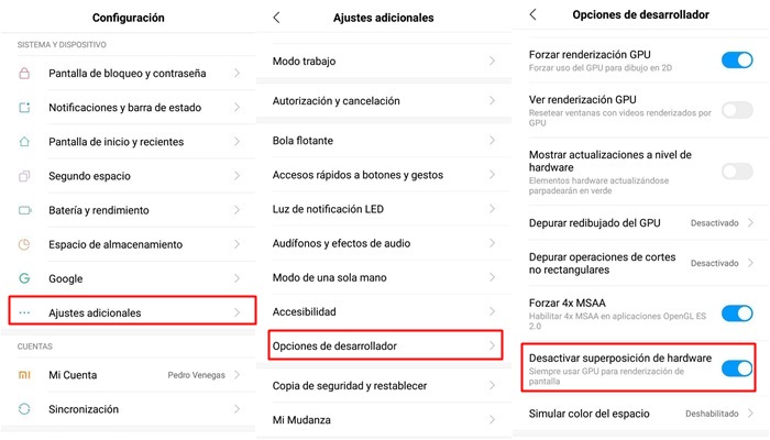 ark mobile se cierra opciones de desarrollador