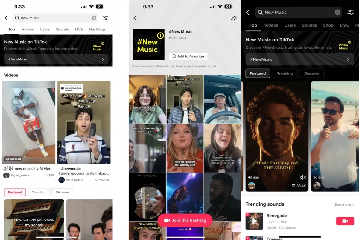 asi es NewMusic el nuevo feed de TikTok para descubrir nueva musica y nuevos artistas