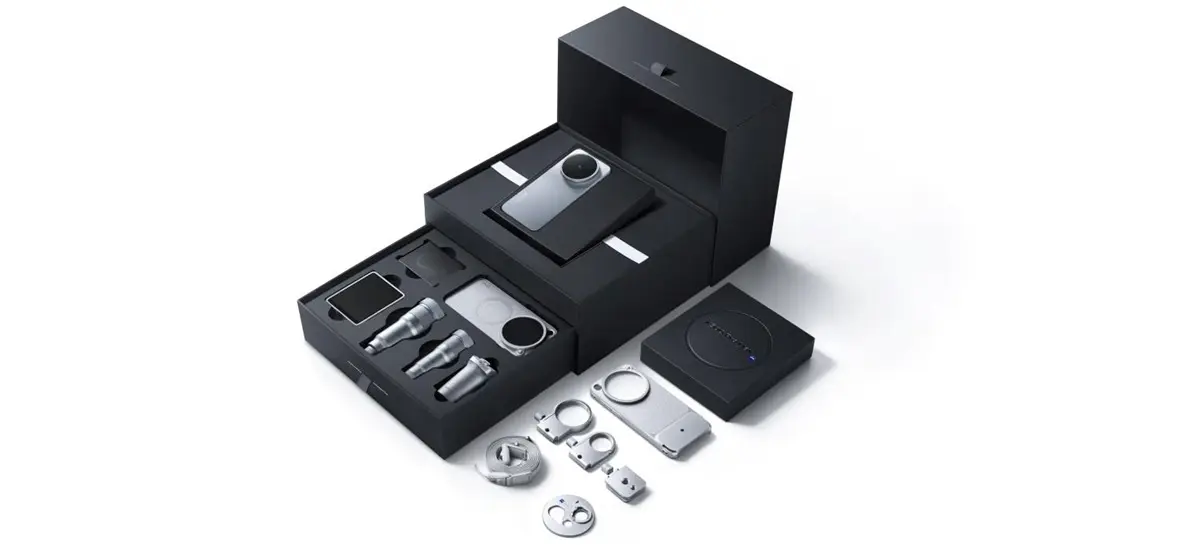 asi es el Kit de Creadores del Vivo X500 Pro Max