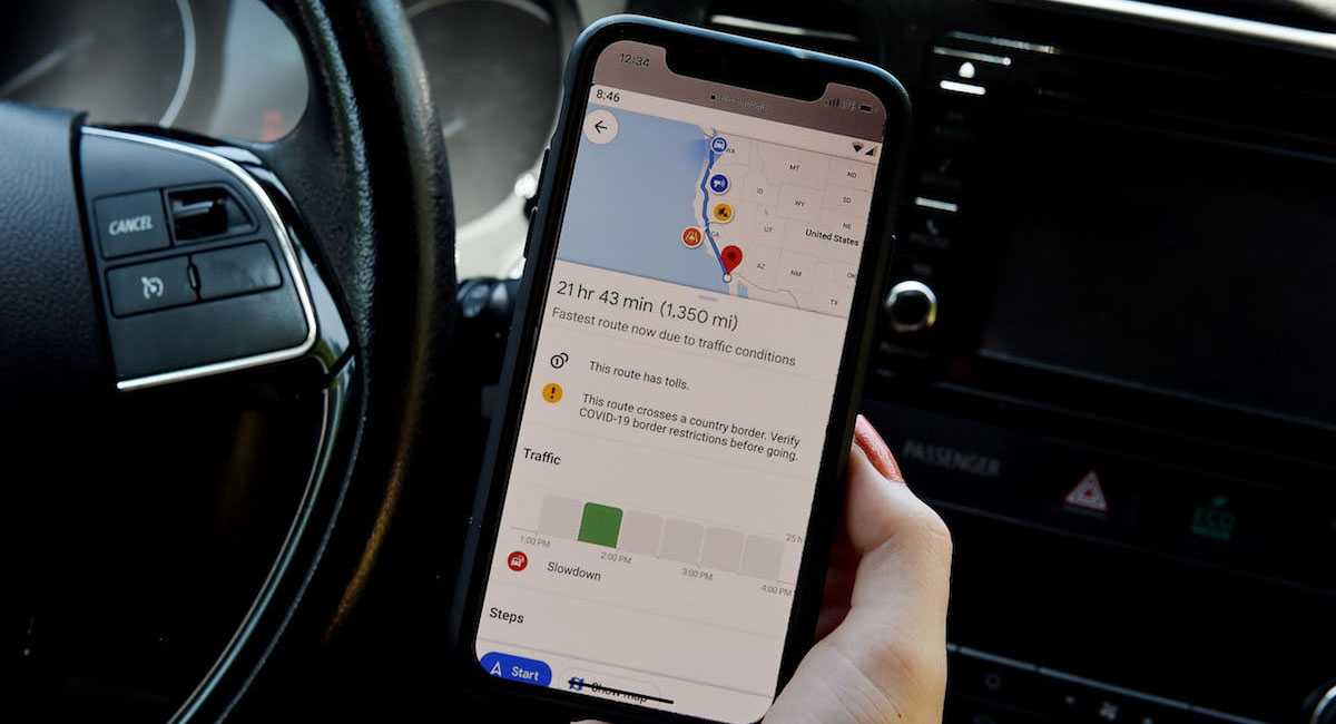 asistente de google tráfico al conducir