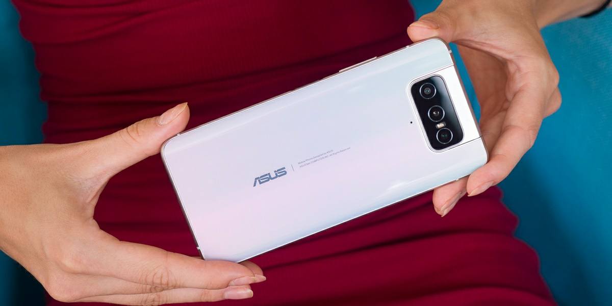 asus zenfone 7 en color blanco