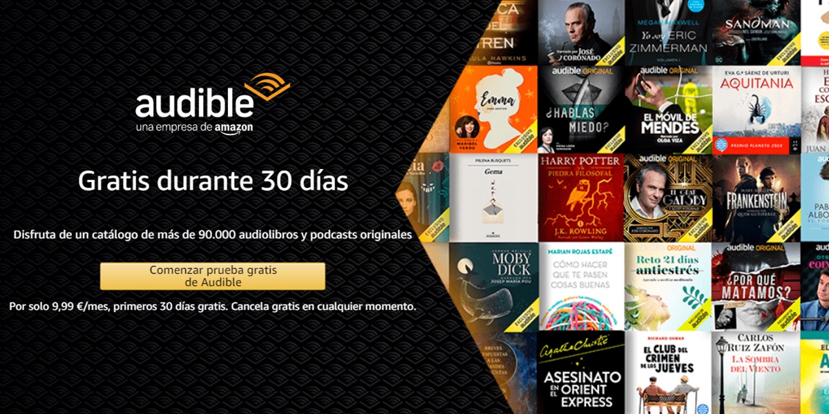 audible prueba gratis 30 dias