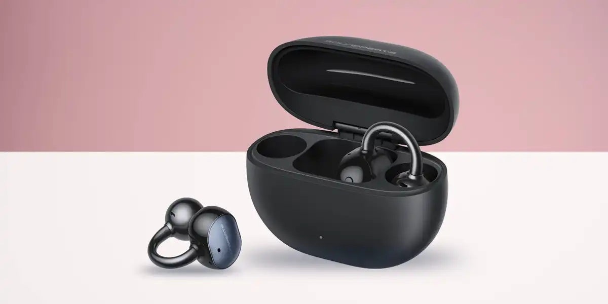 auriculares ows en su estuche