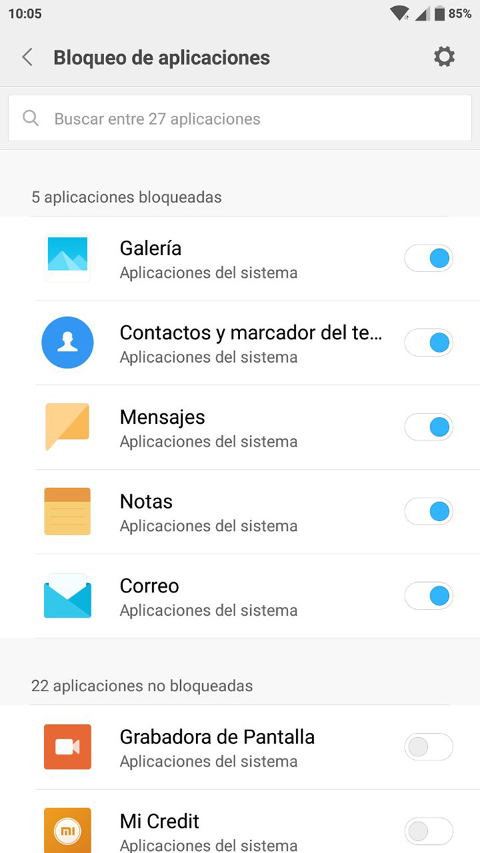 bloquear aplicaciones sensor huellas xiaomi