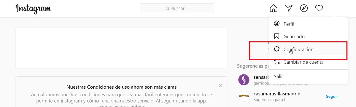 borrar contactos instagram paso 1