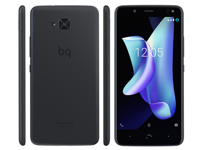 BQ Aquaris U2 negro