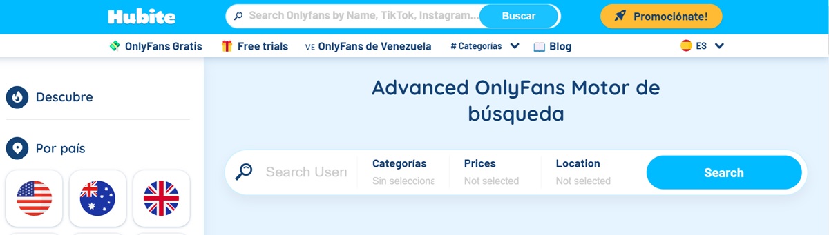 buscador de onlyfans gratis hubite