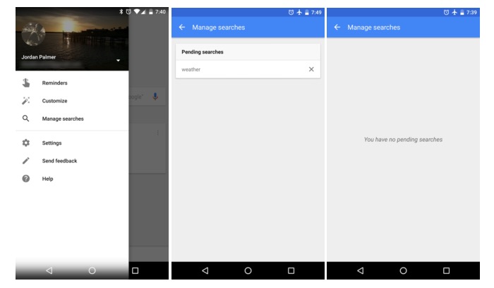 busquedas sin conexion android
