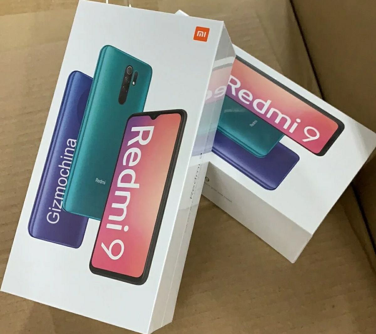 cajas del redmi 9 - foto filtrada