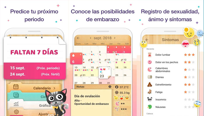 calendario menstrual