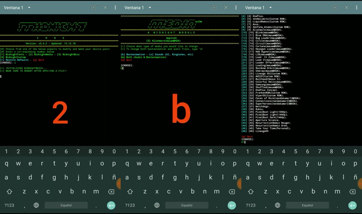 cambiando animacion android con magisk