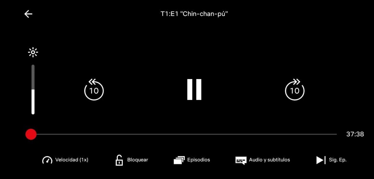 cambiar brillo netflix