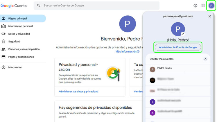 cambiar direccion correo gmail desde el ordenador sin perder informacion