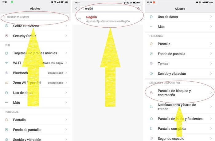 cambiar la region en el Mi Redmi Note 5