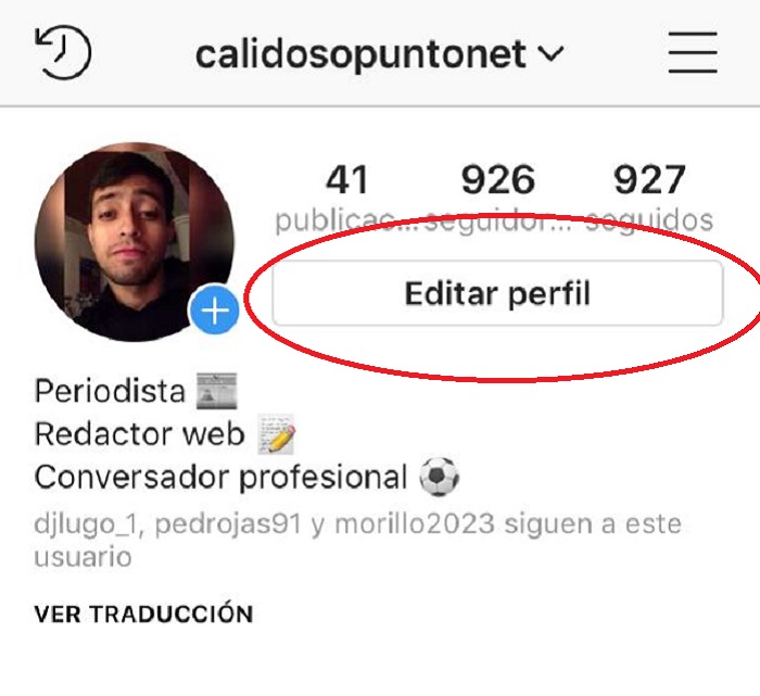 cambiar nombre cuenta instagram