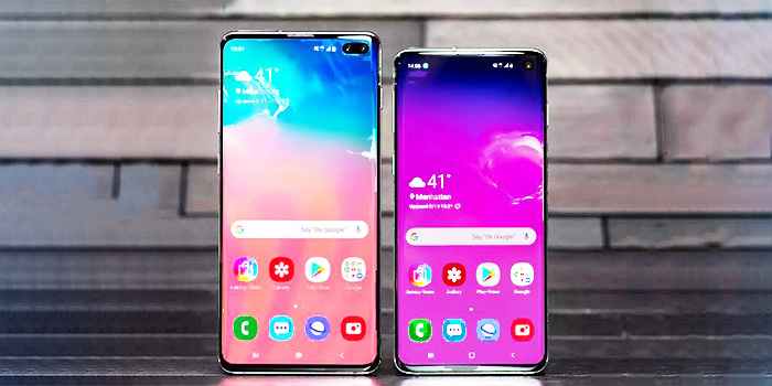 captura de pantalla en Samsung Galaxy S10