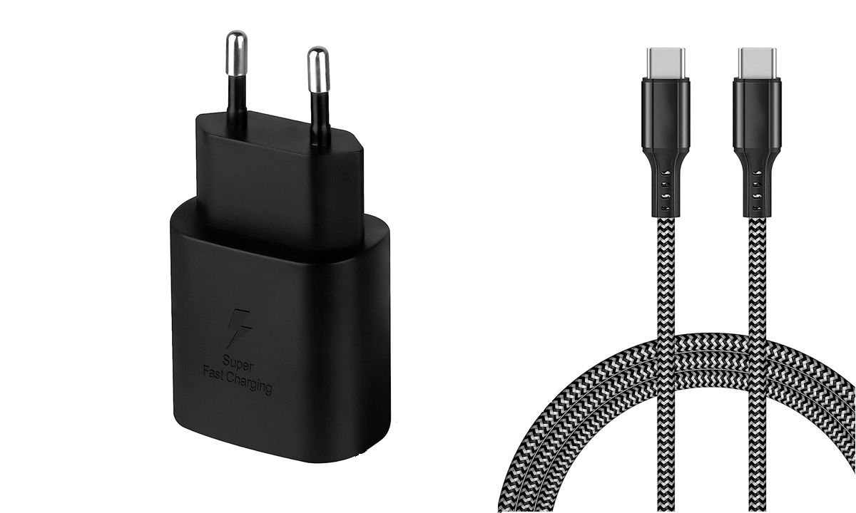 cargador KAIMENGLONG de 25 W con cable trenzado