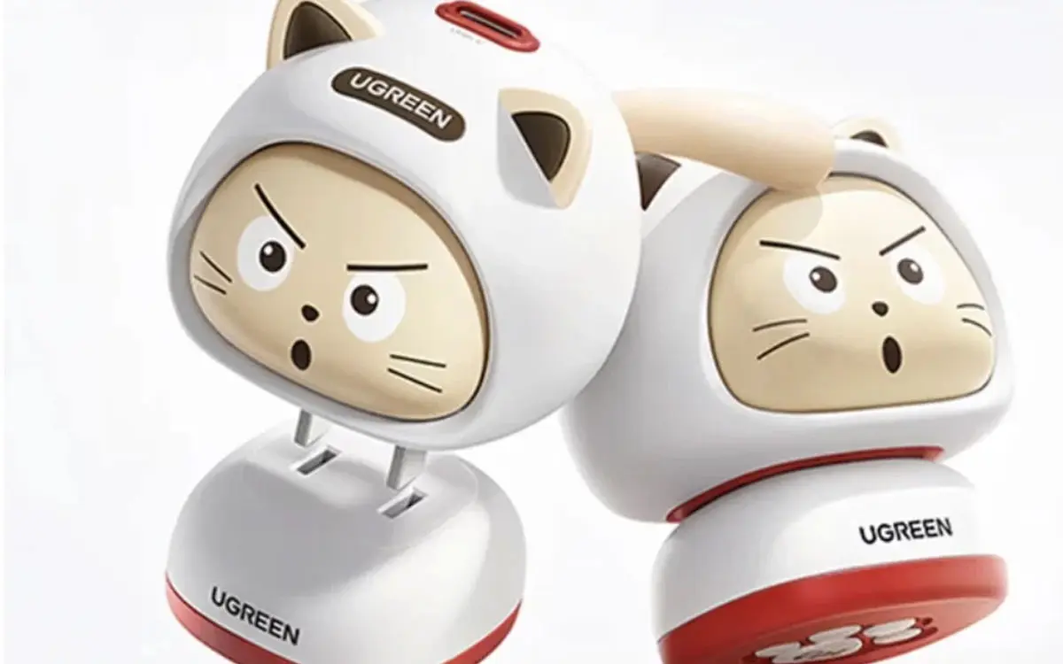 El cargador UGREEN que todo amante de los gatos necesita