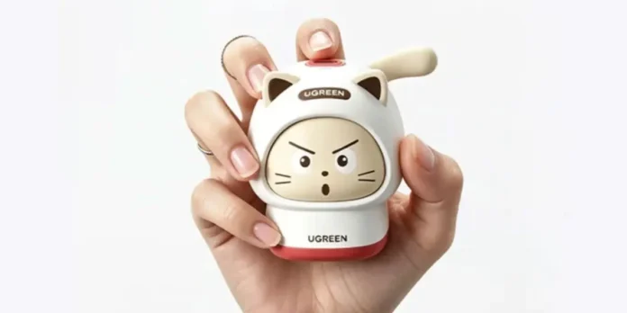 El cargador UGREEN que todo amante de los gatos necesita